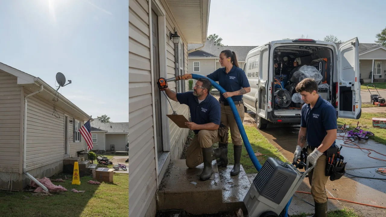 Ceiling Water Damage Restoration in Marathon, WI near me